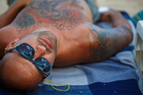 protecting head from the sun